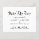 Suche nach gothic save the date Schwarz weiß