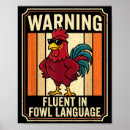 Suche nach lustiger hahn poster Cool