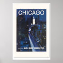 Suche nach retro chicago poster Klassische reiseillustration