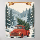 Suche nach roter lkw poster Weihnachtsbaum