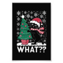 Suche nach lustige schwarze katze poster Weihnachten