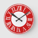 Suche nach rote zahlen wanduhren Modern