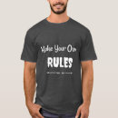 Suche nach regeln tshirts Lässig