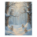 Suche nach schnee eulen poster Waldtiere
