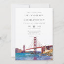 Suche nach san francisco hochzeit einladungen Golden gate bridge