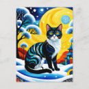 Suche nach katze im schnee postkarten Urlaub