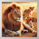 Suche nach wilder löwe poster Wildtiere