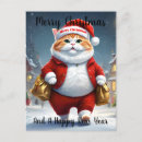 Suche nach lustige weihnachtskatze postkarten Weihnachten