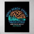 Suche nach retro australien poster Bondi strand