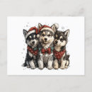 Suche nach husky postkarten Schneeflocken