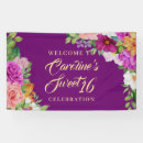 Suche nach sweet 16 banner Lila