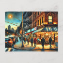 Suche nach der bronx postkarten Aquarell