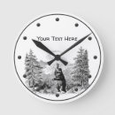 Suche nach forest animals wanduhren Wildlife