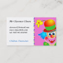 Suche nach clown visitenkarten Zirkus
