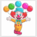 Suche nach glücklicher clown aufkleber Feier