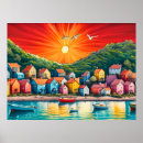 Suche nach rotes boot poster Sonnenuntergang