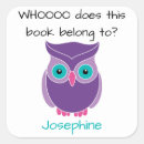 Suche nach lila eule aufkleber Tier