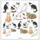 Suche nach striped aufkleber Katze