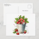 Suche nach süße nahrung postkarten Erdbeere