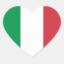 Suche nach herz italien aufkleber Flagge