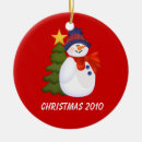 Suche nach schneemann ornamente Rot
