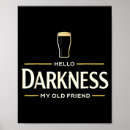 Suche nach alter bier poster Hallo dunkelheit