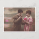 Suche nach vintage paare postkarten Liebe