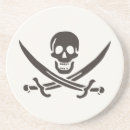 Suche nach piratenflagge untersetzer Querknochen