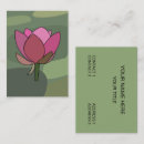 Suche nach rosa lotos blume visitenkarten Therapeut