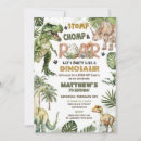 Suche nach tyrannosaurus einladungen Boy