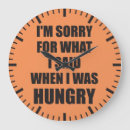 Suche nach sehr hungrig poster wanduhren Lustig