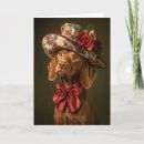 Suche nach vizsla hund karten Weihnachten