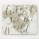 Suche nach karte der welt mousepads Reisen