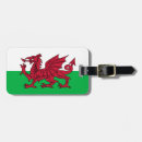Suche nach wales gepäckanhänger Walflagge