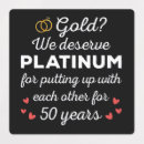 Suche nach 50th anniversary aufkleber Couple