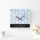 Suche nach blaue wasserfarbe wanduhren Für sie