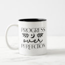 Suche nach fortschritt tassen Achtsamkeit