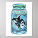 Suche nach schwertwal poster Aquarell