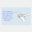 Suche nach mikrobe aufkleber Hände