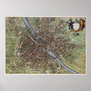 Suche nach vintage karte von paris poster Old