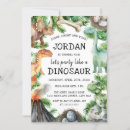 Suche nach dino party lädt ein einladungen Junge