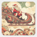 Suche nach vintager schlitten aufkleber Weihnachten