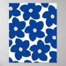Suche nach blau und weiß poster Blumenreich