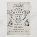 Suche nach alice im wunderland hochzeits einladungen Elegant
