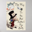 Suche nach hutmacher poster Alice im wunderland