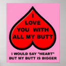 Suche nach hintern poster Liebe