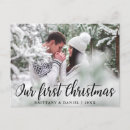 Suche nach erstes weihnachten postkarten Our first christmas