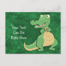 Suche nach krokodil cartoon postkarten Tier