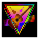 Suche nach bunte gitarren poster Gitarrist