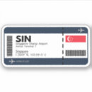 Suche nach singapur aufkleber Reise